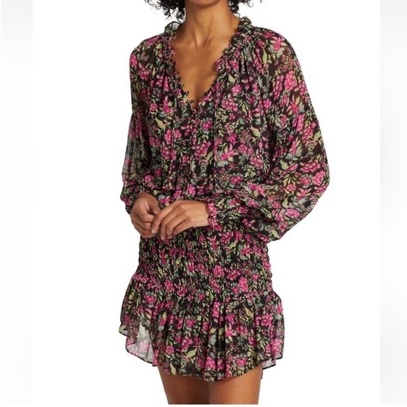 Misa Los Angeles Celina
Sleeve Mini Dress in Floral Fuchsia Size Small - Picture 15 of 15